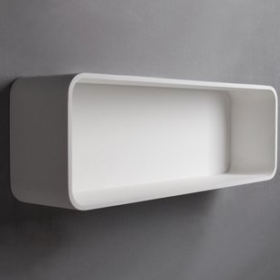 Opbouwnis Ideavit Solidtondo 90x30x20 cm Solid Surface Mat Wit