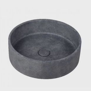 Waskom Ideavit Idea.Ora 39x39x12 cm Rond Beton Donker Grijs