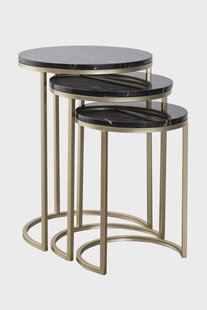 Set van 3 bijzettafels Tria | Decorationable Set van 3 bijzettafels Tria | Decorationable