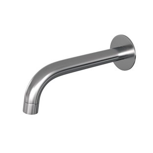 Uitloop Gebogen Brauer Chrome Edition Met Ronde 3mm Rozet Chroom