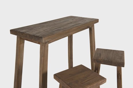 Set van 1 bartafel & 2 krukken Ella | Macabane