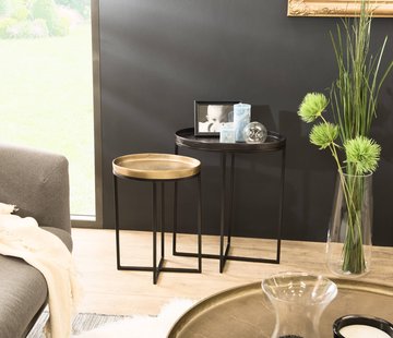 Set van 2 bijzettafels Christian | Macabane