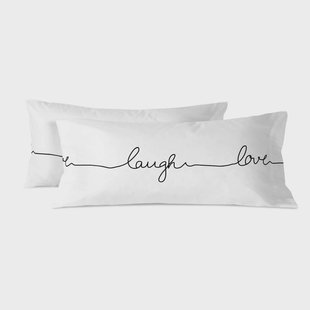 Set van 2 kussenslopen Live | Blanc