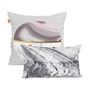 Kussenhoes Essence Marble | Blanc