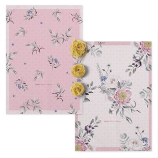 Set van 2 theedoeken Delicate Bouquet | Happy Friday