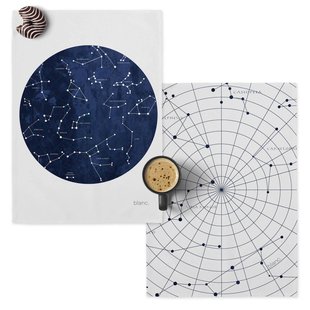 Set van 2 theedoeken Cosmos | Blanc