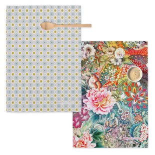 Set van 2 theedoeken Boho Chic | Happy Friday