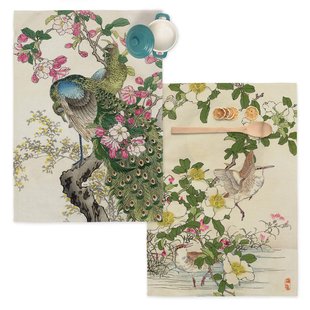 Set van 2 theedoeken Japonais | Happy Friday