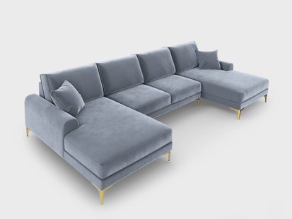 5-zitshoekbank Madara velvet | Mazzini Sofas