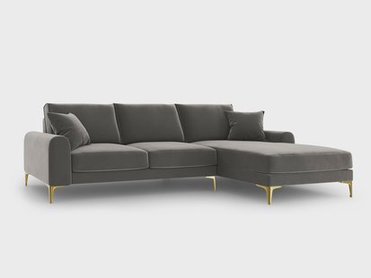 4.5-zitshoekbank Madara rechts velvet | Mazzini Sofas