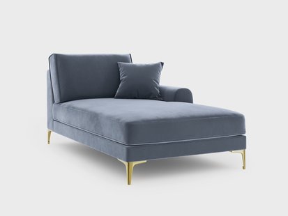 Chaise longue Madara rechts velvet | Mazzini Sofas