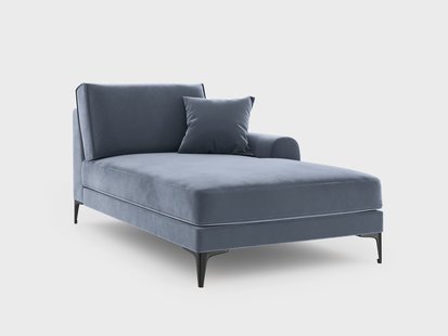 Chaise longue Madara rechts velvet | Mazzini Sofas