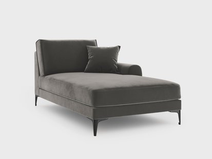 Chaise longue Madara rechts velvet | Mazzini Sofas
