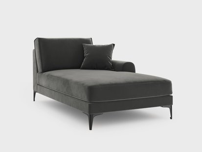 Chaise longue Madara rechts velvet | Mazzini Sofas