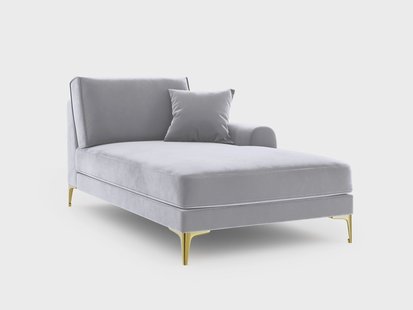 Chaise longue Madara rechts velvet | Mazzini Sofas