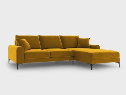 4.5-zitshoekbank Madara rechts velvet | Mazzini Sofas