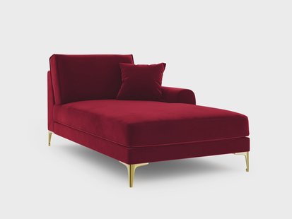 Chaise longue Madara rechts velvet | Mazzini Sofas