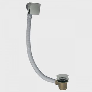 Badplugafvoer Tres Complementos Cascade Met Overloop Vierkant RVS