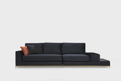 4-zitsbank Line met bijzettafel | Atelier Del Sofa