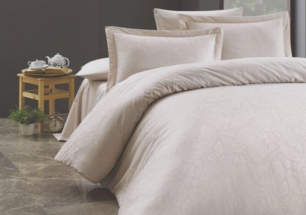 Dekbedovertrekset Melya satijn | L'Essentiel