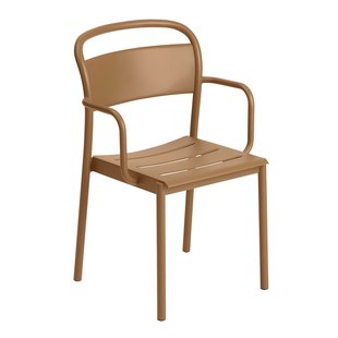 Linear Steel Armstoel