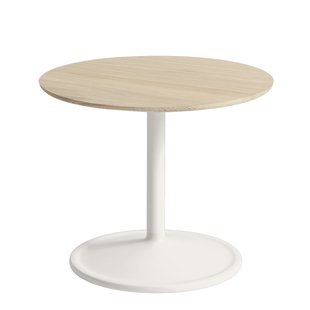 Soft Bijzettafel 48 - Eiken / Wit