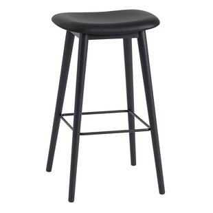 Fiber Barkruk - Houten Onderstel