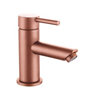 Wastafelkraan BWS | Colorato Ensy | Laag | Geborsteld Koper