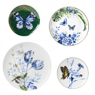 Wandborden mix 2 vlinders set van 4