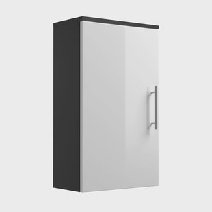 Badkamerkast Milan Antraciet Wit S