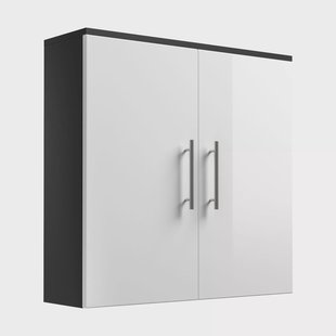 Badkamerkast Milan Antraciet Wit M