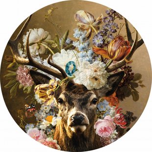 Wandcirkel Edelhert 80 cm