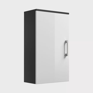 Badkamerkast Ilse Antraciet Wit S