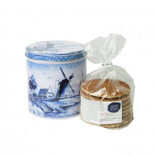 Stroopwafel blik Molen (incl. stroopwafels)