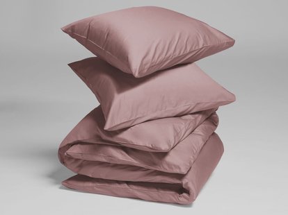 Yumeko Dekbedovertrek katoen satijn blush rose 260x220 + 2/60x70 100% biologisch en fairtrade katoen, satijn geweven