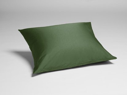 Yumeko Kussensloop katoen satijn mid olive 50x60