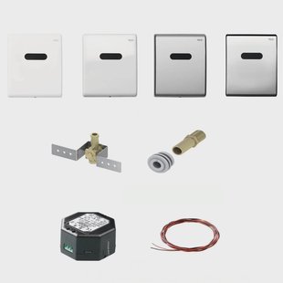 Urinoir Inbouw Set TECE Elektronisch tbv Urinoir Met Achteringang