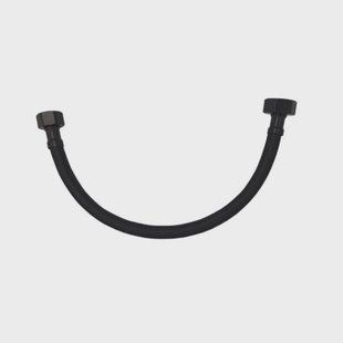 Flexibele Aansluitslang Sanilux Nylon Slang 1/2 x 3/8 Mat Zwart