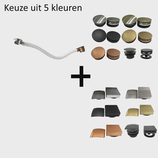 Badplug Met Overloopcombinatie En Badvulfuntie Wiesbaden (keuze uit 5 kleuren)
