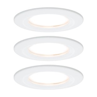 Paulmann LED inbouwspot Nova Coin 3 wit rond dimbaar