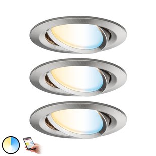 Paulmann Nova Plus spot, set van 3 CCT