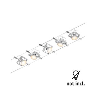 Paulmann Wire Mac II kabelsysteem, 5 m, chroom