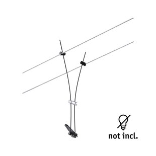 Paulmann Comet enkele spot voor kabelsysteem zwart