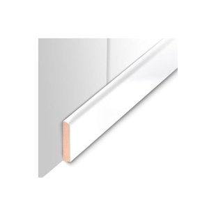 Plafondplint MDF Sanimex Mat Wit 260 cm x 4 cm x 8 mm