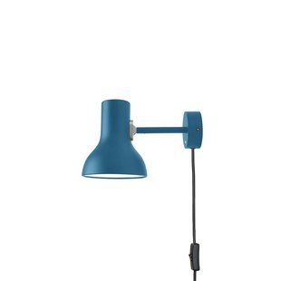 Anglepoise Type 75 Mini wandlamp met stekker, blauw