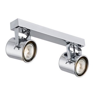 Euluna Plafondspot Canico, 2-lamps, chroom