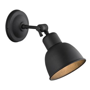 Euluna wandlamp Emoti, 1-lamp, zwart