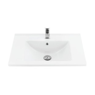 Wastafel Sanicare Q7 Keramiek 65x45 cm Wit (excl. meubel)