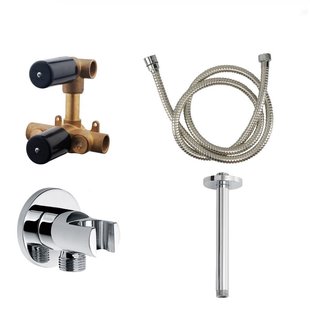 Wiesbaden inbouw regendouche set 01 (plafonduitloop)