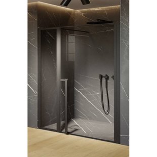 Nisdeur Riho Lucid XL GD104 Omkeerbaar Verstelbaar Aluminium 200x120 cm Mat Zwart